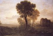 Claude Lorrain Landscape with Jacob,Rachel and Leah at the Well France oil painting artist